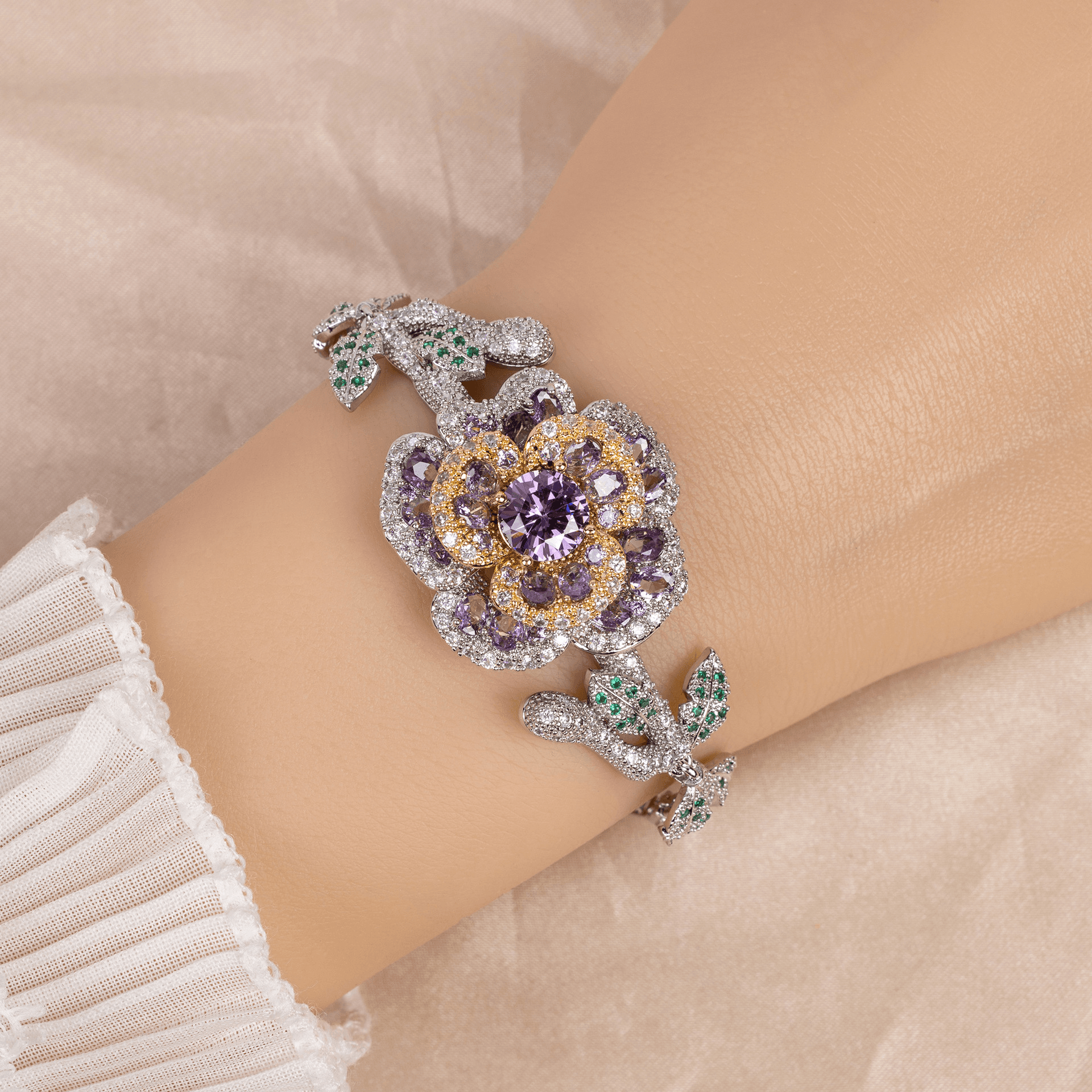 Color Arc Bracelet Cubic Zirconia product image