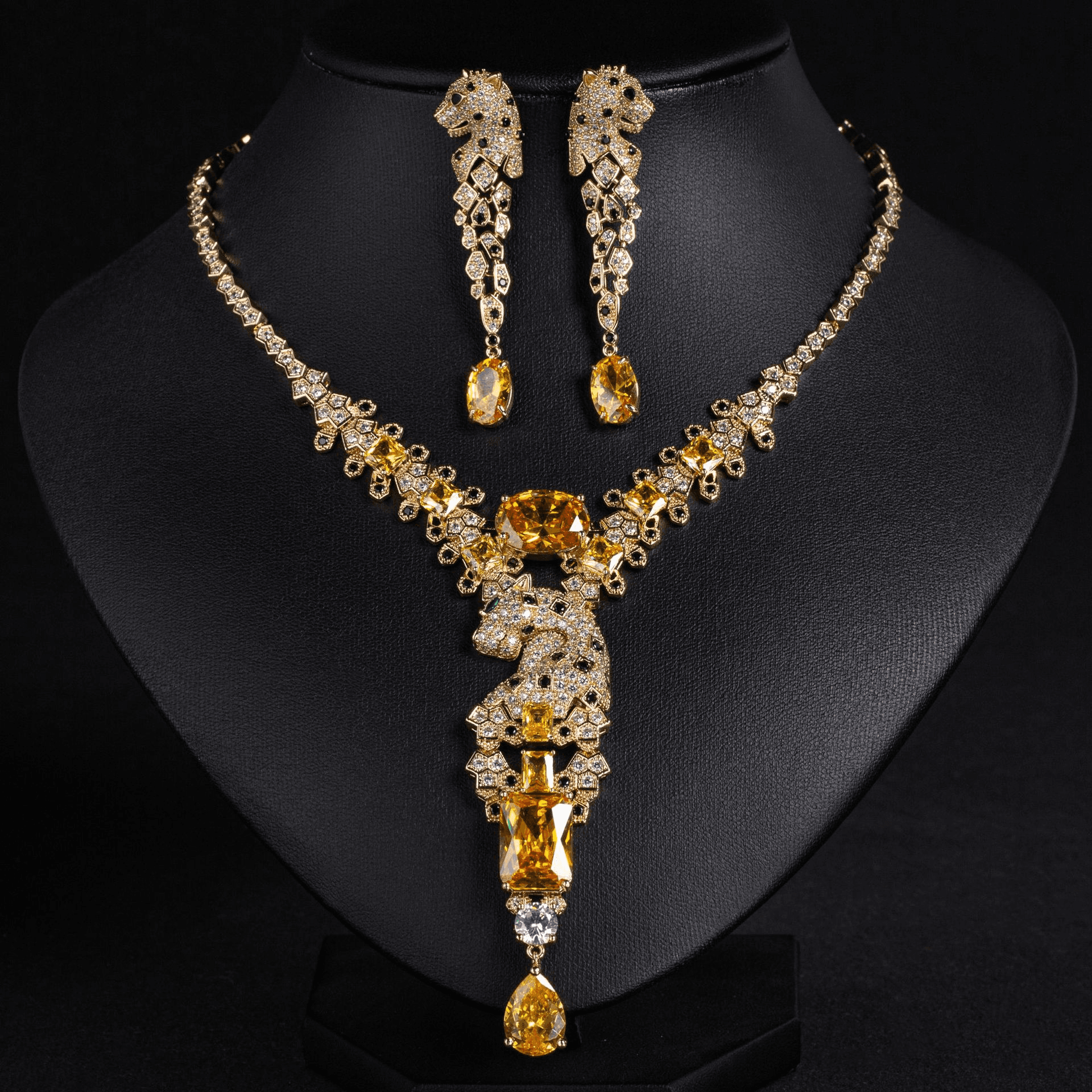 Pendant Necklace Sapphire Tone Crystal product image
