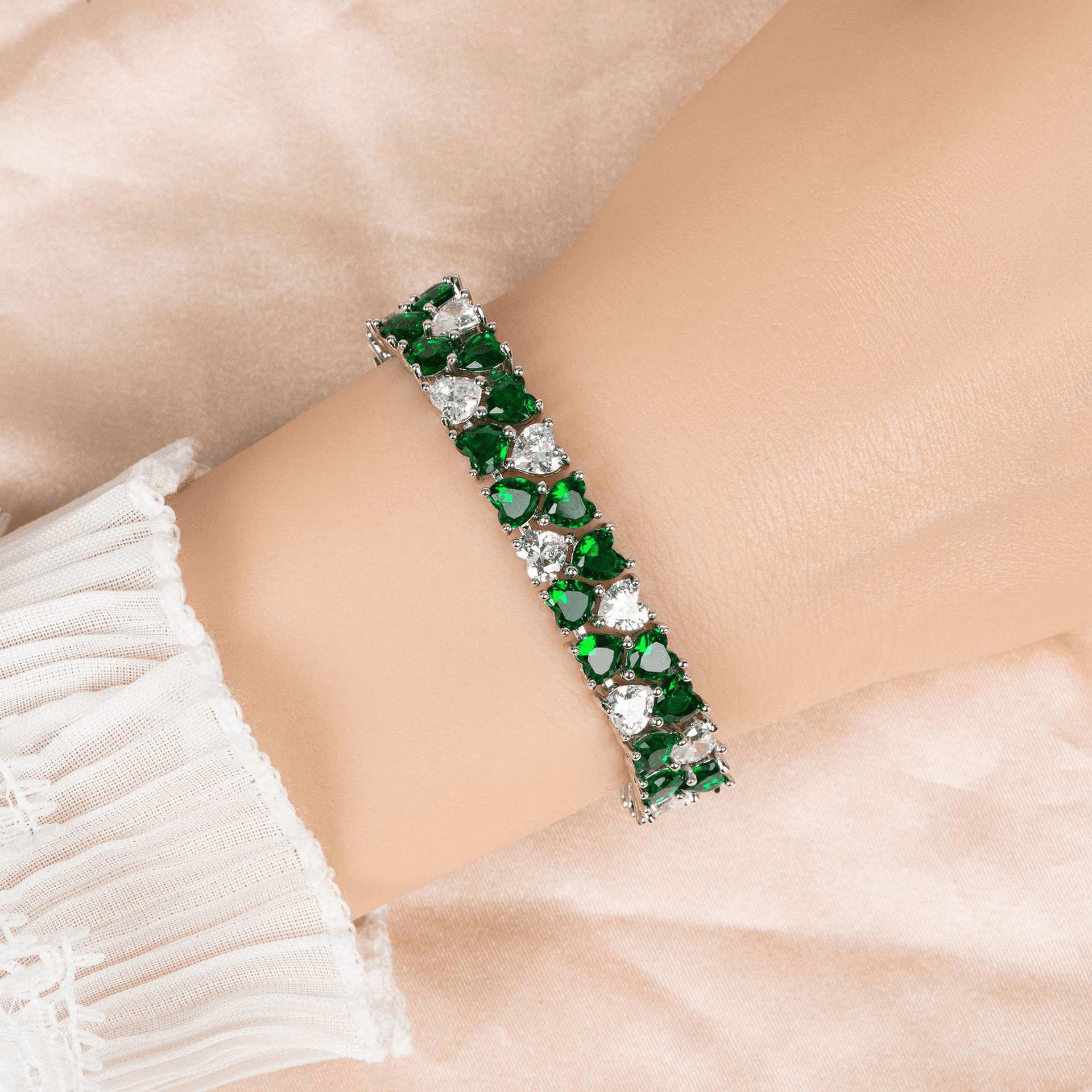 Petal Cluster Bracelet Cubic Zirconia product image