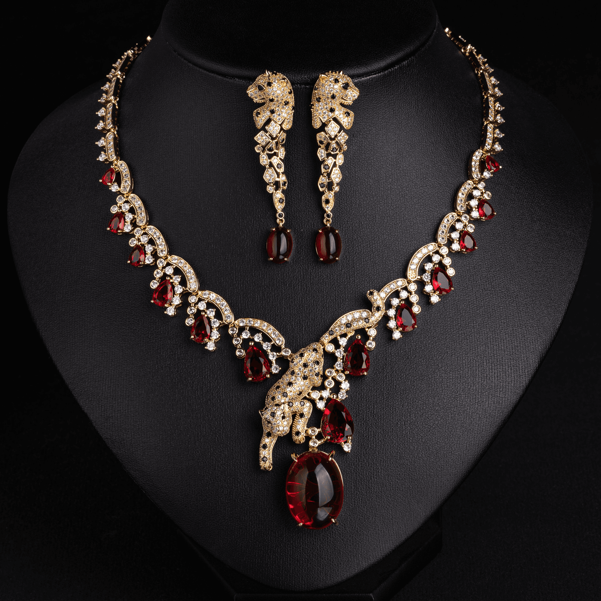 Pearl Collar Necklace Amethyst Tone Crystal product image